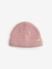 Pink Baby Beanie Hats 2 Pack (0mths-2yrs) - Image 5 of 6