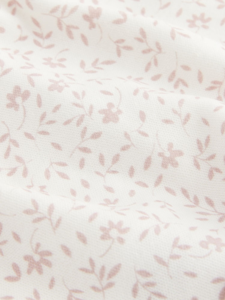 Pink Fairy Baby Tie Top 100% Cotton Hats 3 Pack (0mths-2yrs) - Image 2 of 2