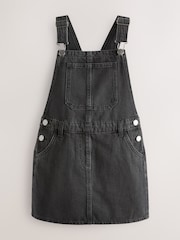 Black Denim Pinafore Dress (3-16yrs) - Image 5 of 7
