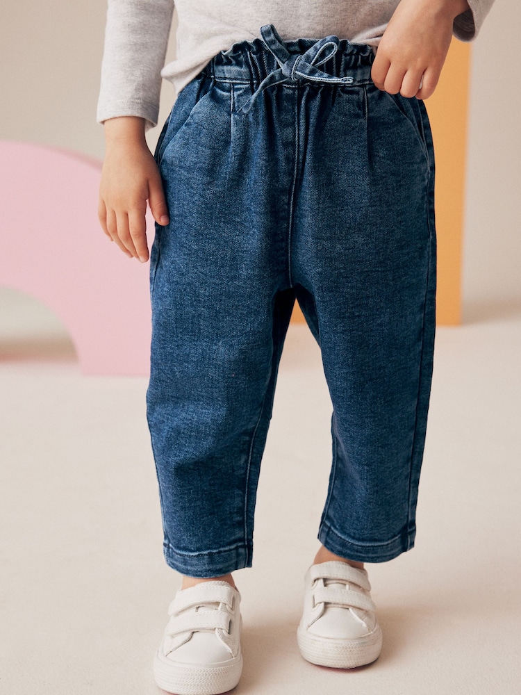 Denim Tie Waist Jeans (3mths-7yrs) - Image 1 of 8