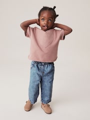 Denim 100% Cotton Wide Leg Jeans (3mths-7yrs) - Image 2 of 4