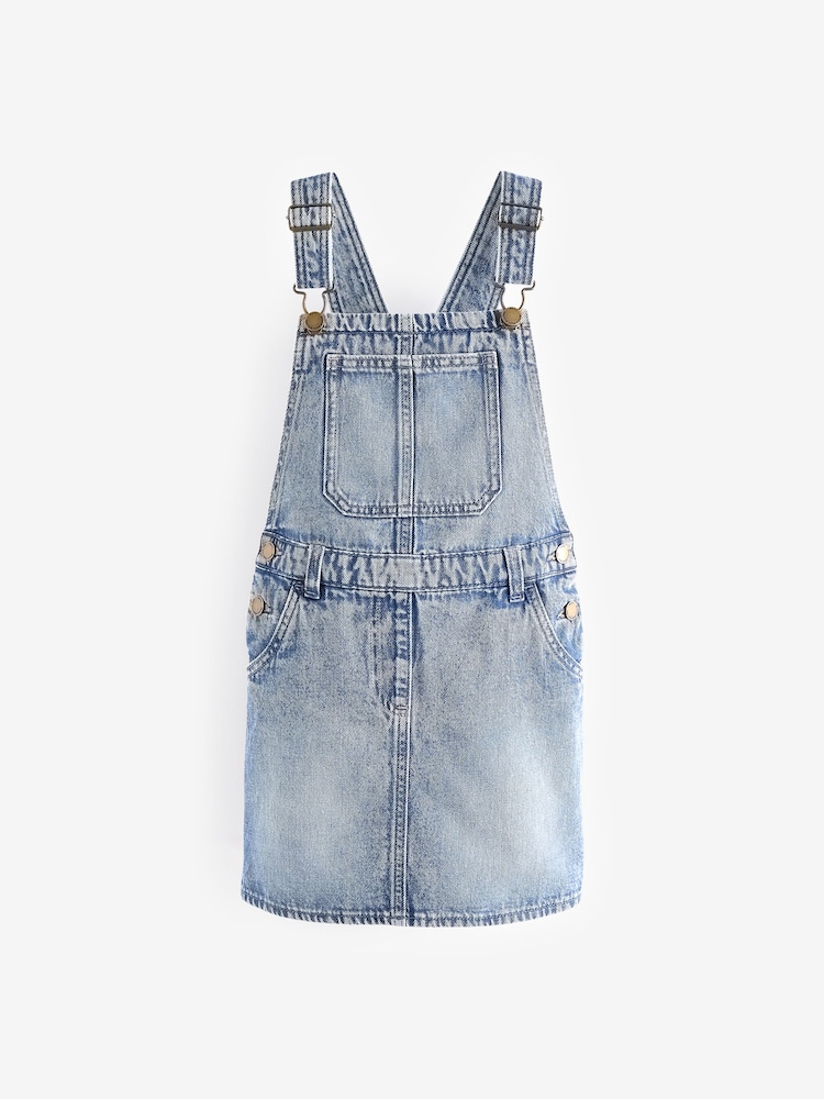 Blue Denim Pinafore Dress (3-16yrs) - Image 1 of 3