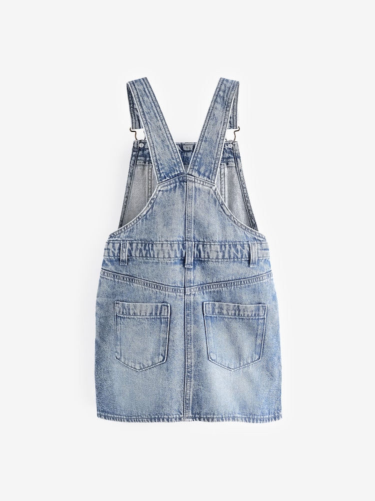Blue Denim Pinafore Dress (3-16yrs) - Image 2 of 3