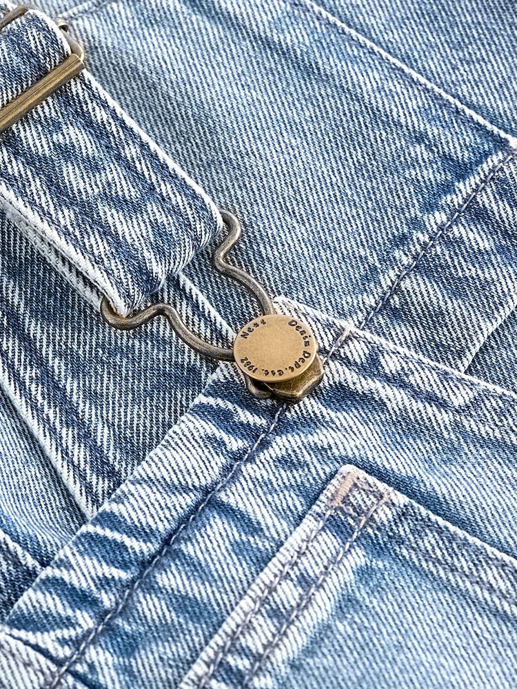 Blue Denim Pinafore Dress (3-16yrs) - Image 3 of 3