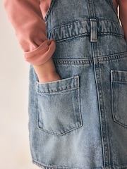 Blue Denim Pinafore Dress (3-16yrs) - Image 5 of 8