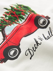 Ecru Graphic Christmas Sweatshirt - Image 5 of 5