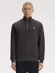 Gris - Sudadera con cremallera de Fred Perry - Imagen 1 de 5