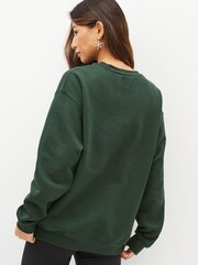 Green Graphic Christmas Sweatshirt - Image 3 of 5