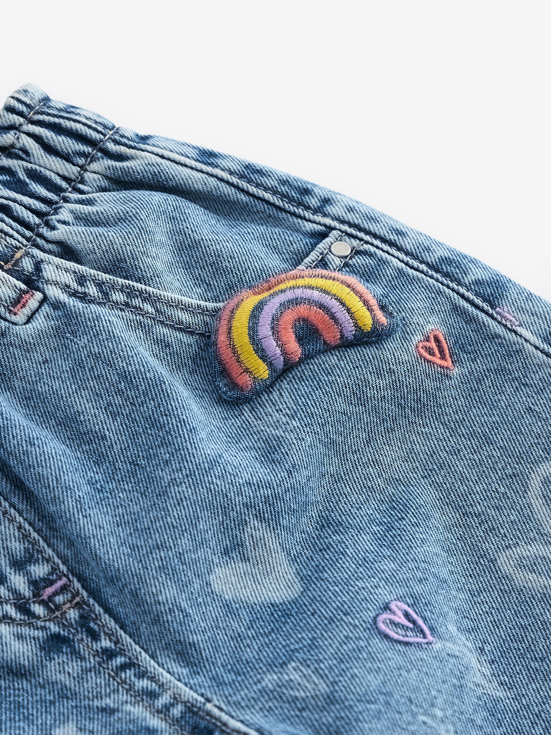 ANDMARY】Heart hip denim