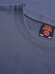 SUPERDRY Blue Essential Logo Tank Top - Image 7 of 7