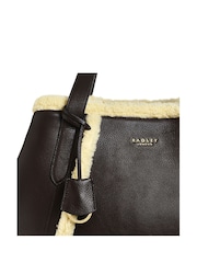 Radley London Park Place - Shearling Large Open-Top Brown Tote Bag - Image 3 of 5