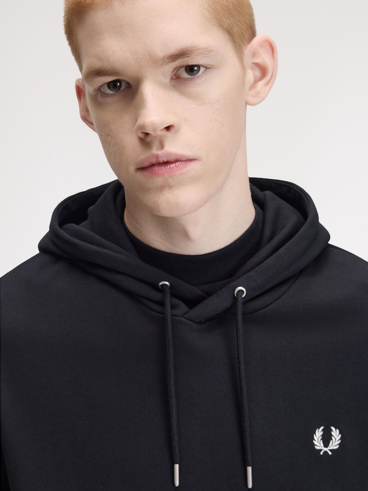 Fred Perry Black Tipped  Hoodie - Image 2 of 5