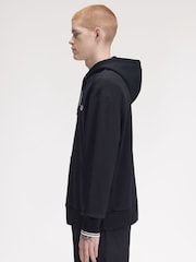 Fred Perry Black Tipped  Hoodie - Image 3 of 5