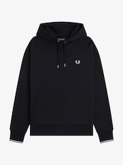 Fred Perry Black Tipped  Hoodie - Image 4 of 5