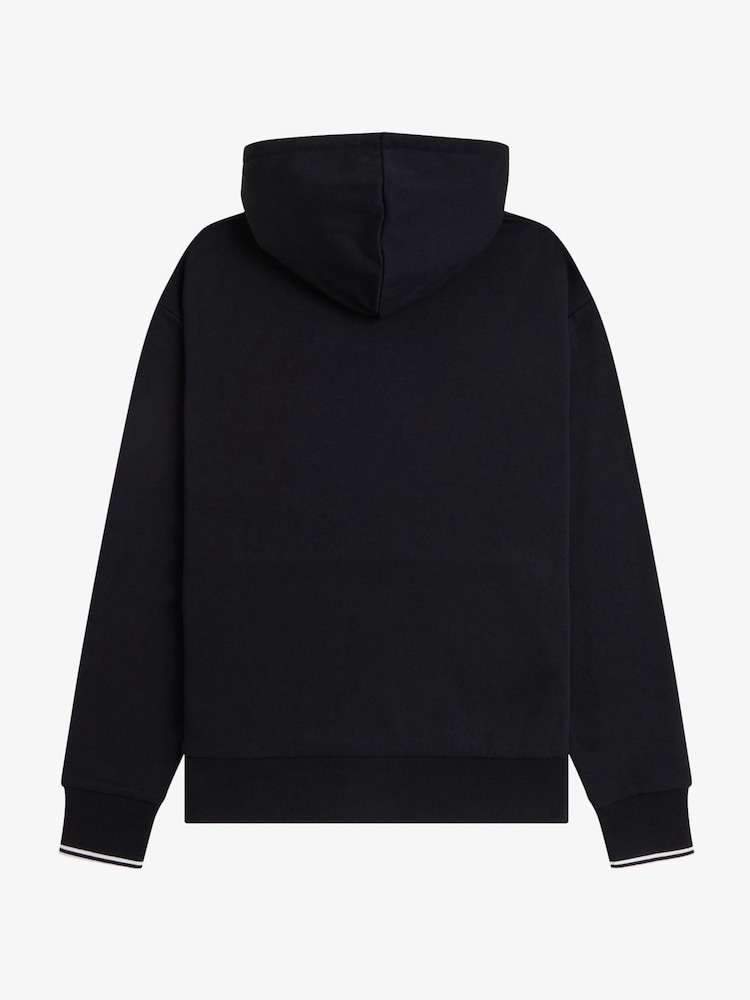 Fred Perry Black Tipped  Hoodie - Image 5 of 5