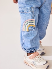 Denim Character Denim 100% Cotton Cargo Trousers (3mths-7yrs) - Image 4 of 8