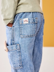 Denim Character Denim 100% Cotton Cargo Trousers (3mths-7yrs) - Image 5 of 8