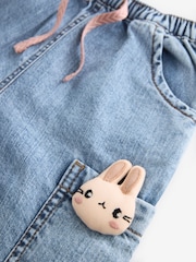 Denim Character Denim 100% Cotton Cargo Trousers (3mths-7yrs) - Image 8 of 8
