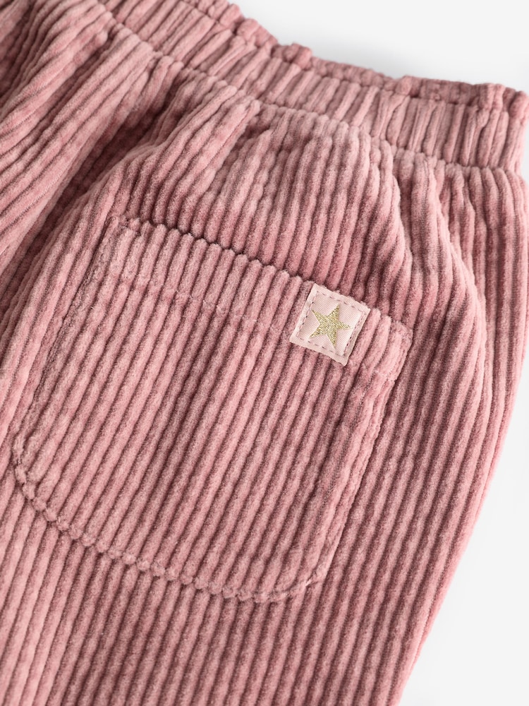 Pink 100% Cotton Cord Trousers (3mths-7yrs) - Image 8 of 8
