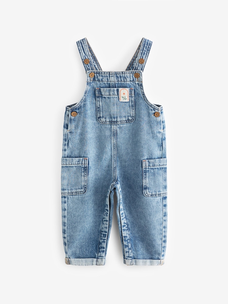 Denim 100% Cotton Dungarees (3mths-7yrs) - Image 5 of 7