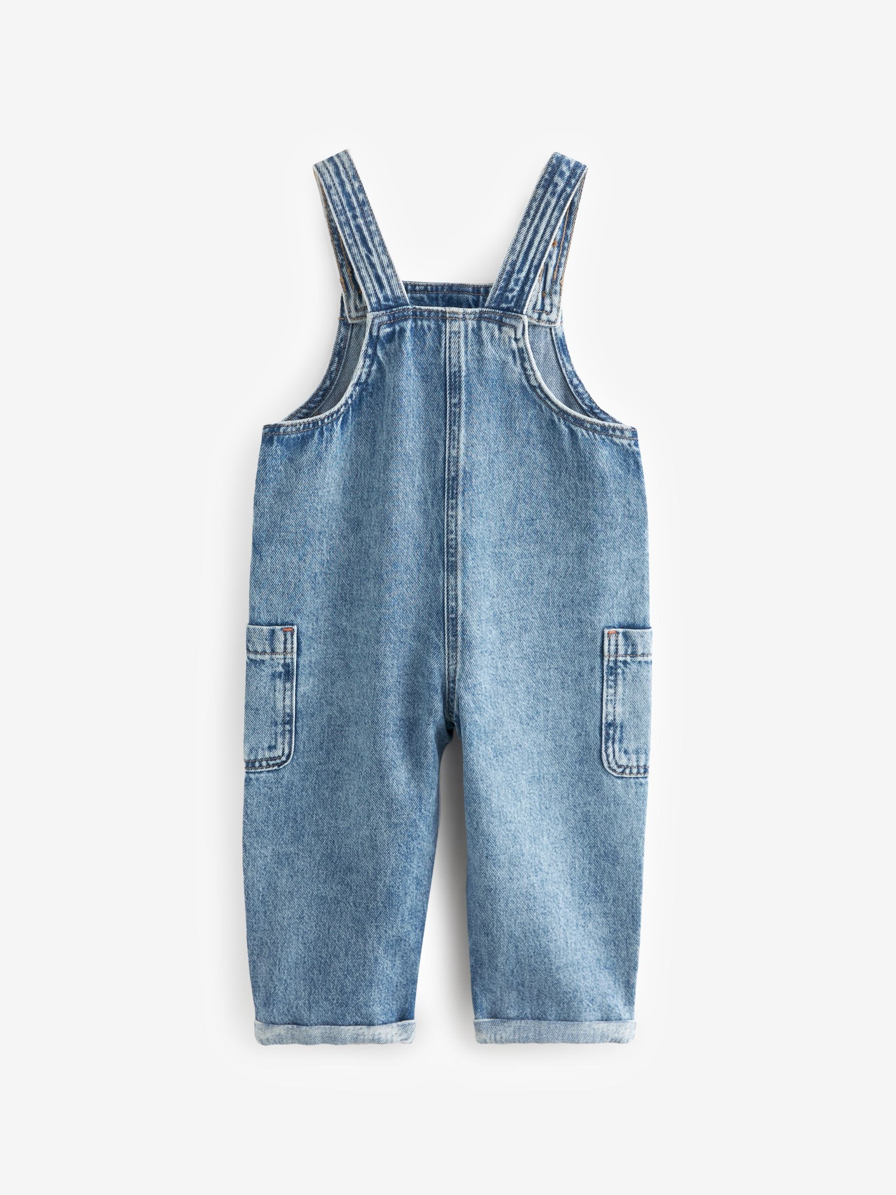 TINYCOTTONS denim dungaree | hanakao