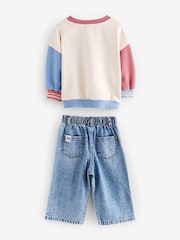 Denim 100% Cotton Sweatshirt and Jeans Set (3mths-7yrs) - Image 7 of 9