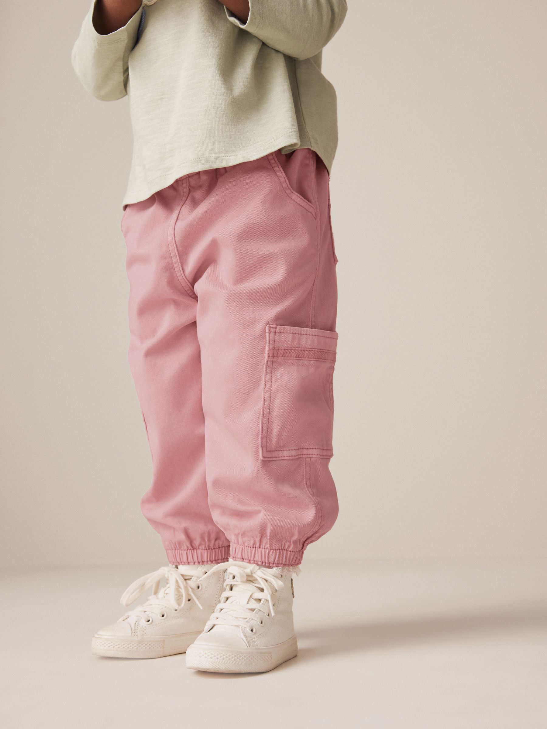 nike pink cargo joggers
