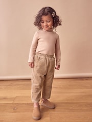 Stone 100% Cotton Cord Trousers (3mths-7yrs) - Image 2 of 7