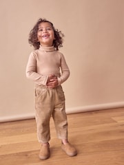 Stone 100% Cotton Cord Trousers (3mths-7yrs) - Image 3 of 7
