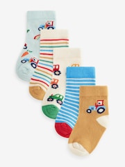Blau und Gelb - Babysocken im 5er-Pack (0 M.–2 J.) - Bild 1 von 6