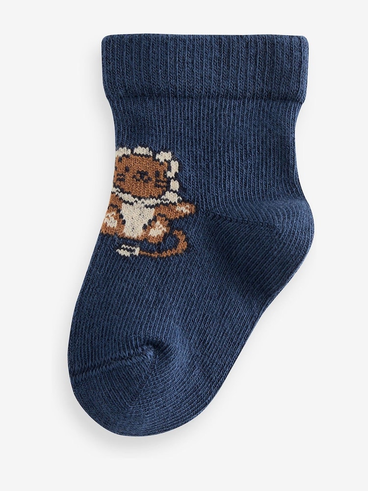 Marineblau - Babysocken im 5er-Pack (0 M.–2 J.) - Bild 2 von 5 Marineblau - Babysocken im 5er-Pack (0 M.–2 J.) - Bild 2 von 5