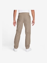 Хаки - Nike Club Corduroy 100% Cotton Chino Trousers - Изображение 2 из 3
