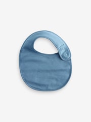Blue Baby 100% Cotton Bibs 5 Pack - Image 3 of 8