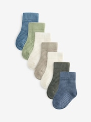 Blau/Grün - Babysocken im 7er-Pack (0 M.–2 J.) - Bild 1 von 8