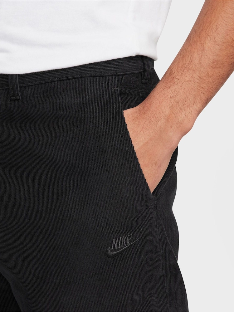 Nike Black Club Corduroy Chino 100% Cotton Trousers - Image 3 of 3