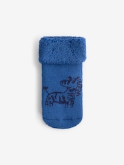 Blue Character Towelling Socks 4 Pack (0mths-2yrs) - Image 4 of 5