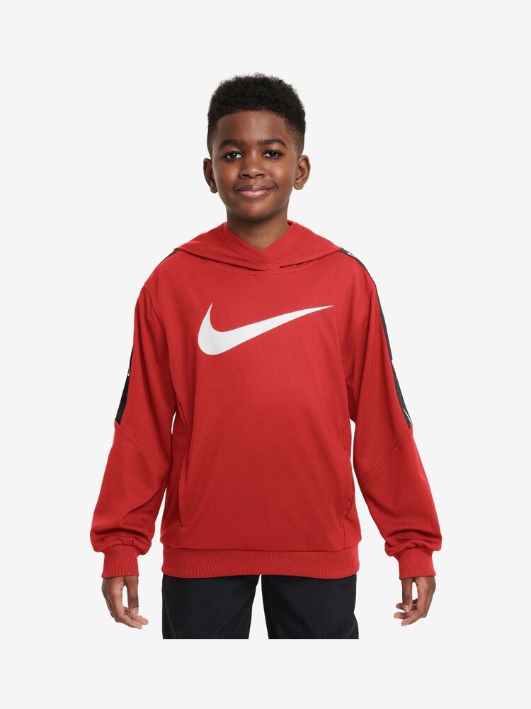 Nike Red Sportswear Club+ Overhead Hoodie - Image 1 of 3