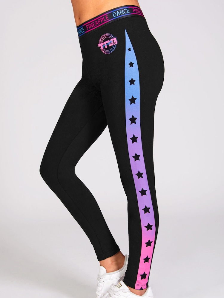Pineapple Black X The Next Step Star Panel Leggings - Image 2 of 8