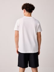 Biały - Nike Club 100% Cotton T-Shirt - Image 3 of 3