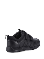Hush Puppies Black Josh 2 Touch Fastening Senior School Shoes - Image 2 of 5