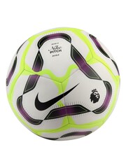 Nike White/Yellow Premier League Pitch Football Equipment - Image 1 of 2