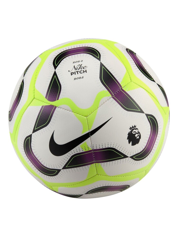 Nike White/Yellow Premier League Pitch Football Equipment - Image 1 of 2