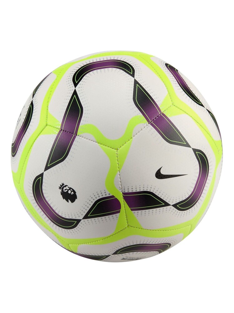 Nike White/Yellow Premier League Pitch Football Equipment - Image 2 of 2