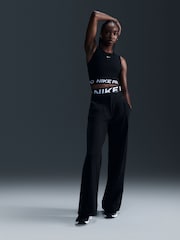 Schwarz - Nike Pro 365 Dri-FIT Kurz geschnittenes Tanktop - Bild 1 von 1