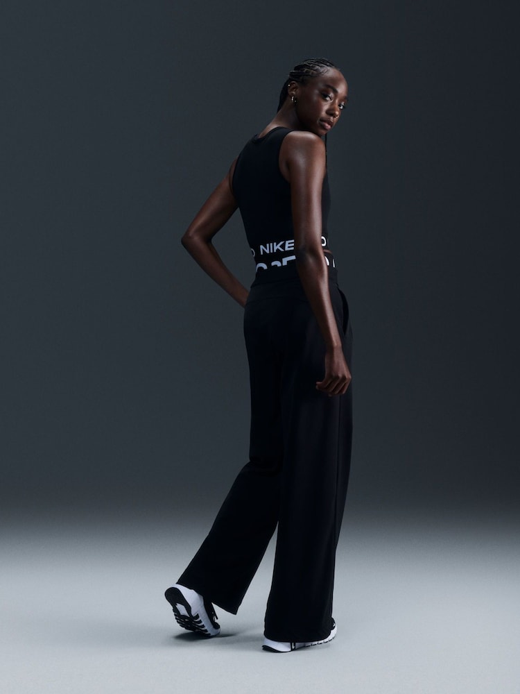 Nike Black Pro 365 Dri-FIT Cropped Tank Top - Image 2 of 6 Nike Black Pro 365 Dri-FIT Cropped Tank Top - Image 2 of 6