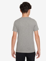 Nike Dark Grey Heather Club 100% Cotton T-Shirt - Image 2 of 7