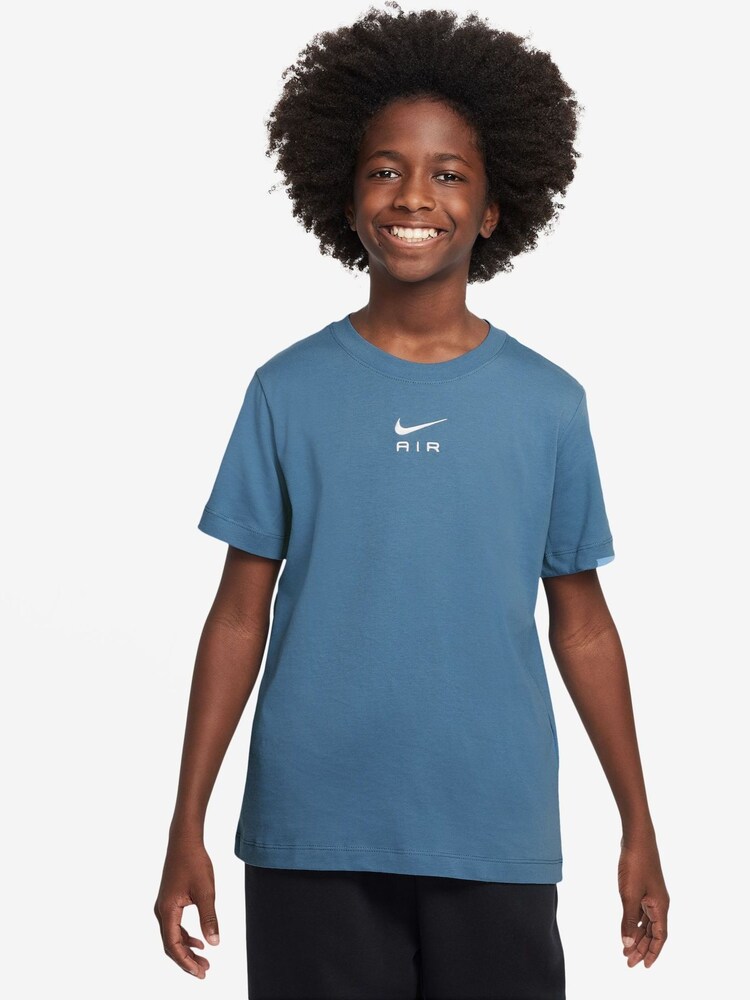 Nike Aegean Blue 100% Cotton Air T-Shirt - Image 1 of 3