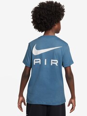 Nike Aegean Blue 100% Cotton Air T-Shirt - Image 2 of 3