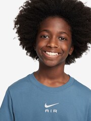 Nike Aegean Blue 100% Cotton Air T-Shirt - Image 3 of 3