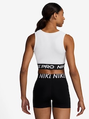 Nike White Pro 365 Dri-FIT Cropped Tank Top - Image 2 of 3